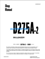 D275A-2 Shop Manual