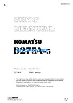 D275A-5 Shop Manual