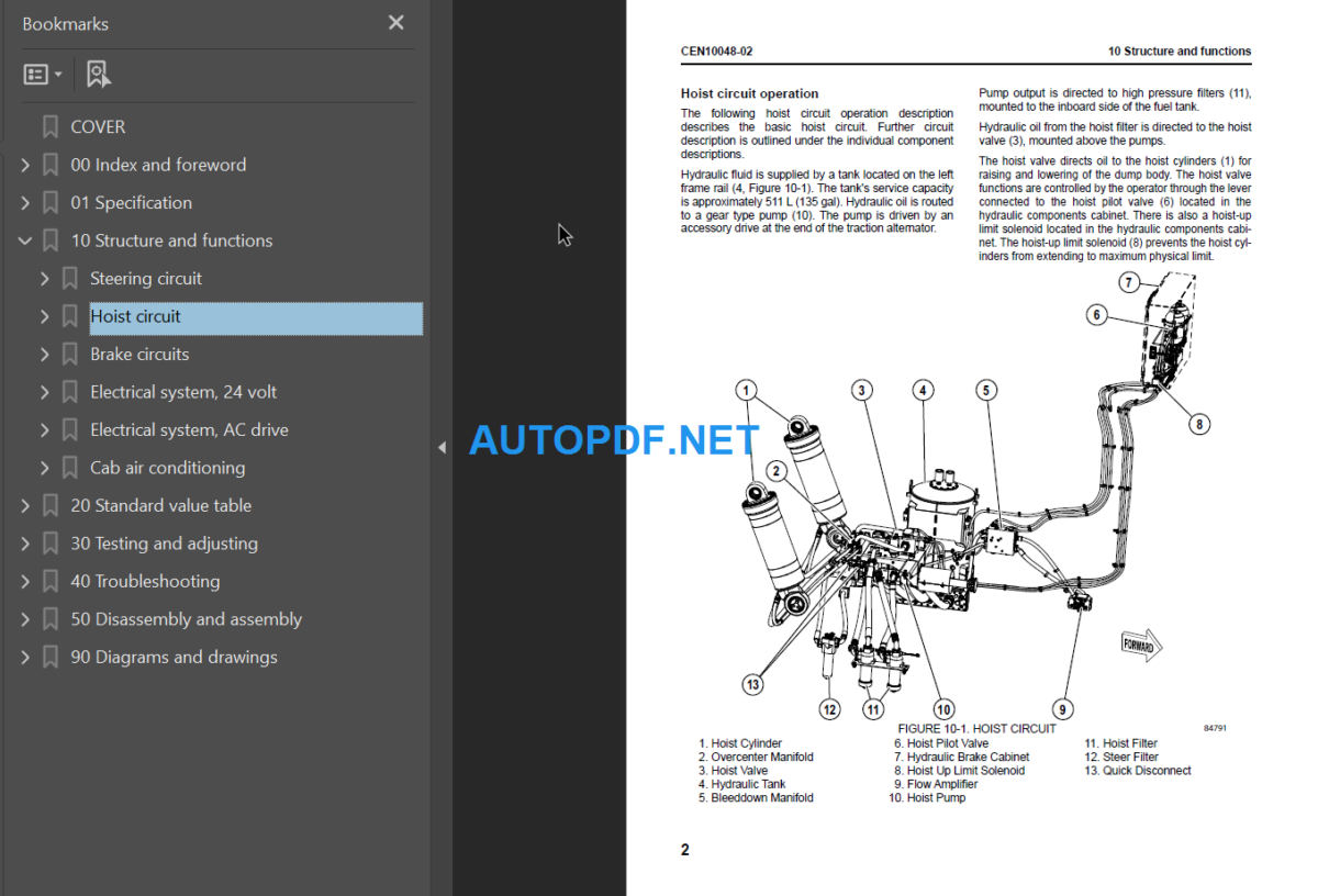 Komatsu 730E-8 (A40004 - A40017 A40035 - A40040 A40045 - A40064 A40067 and up) Shop Manual