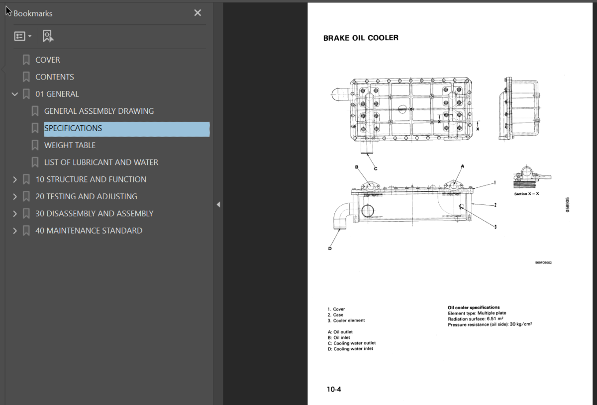 Komatsu HD465-5 Shop Manual