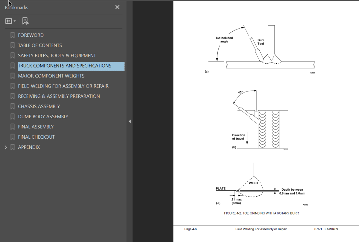 Komatsu 730E-10 Field Assembly Manual (A50002 – A50021)