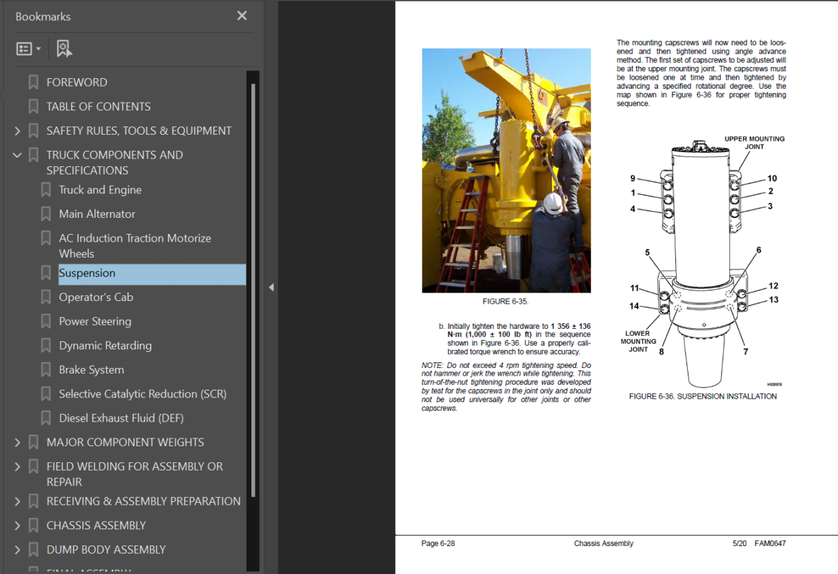 Komatsu 930E-5 Field Assembly Manual (A40006 - A40066)