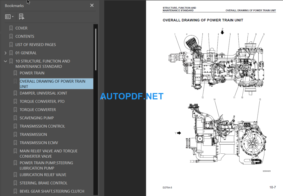 D275A-5 Shop Manual