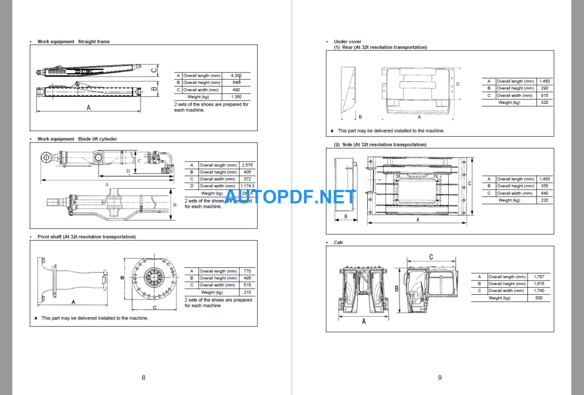 D375A-6 Field Assembly Instruction (60001 and up) (GEN00097-05)