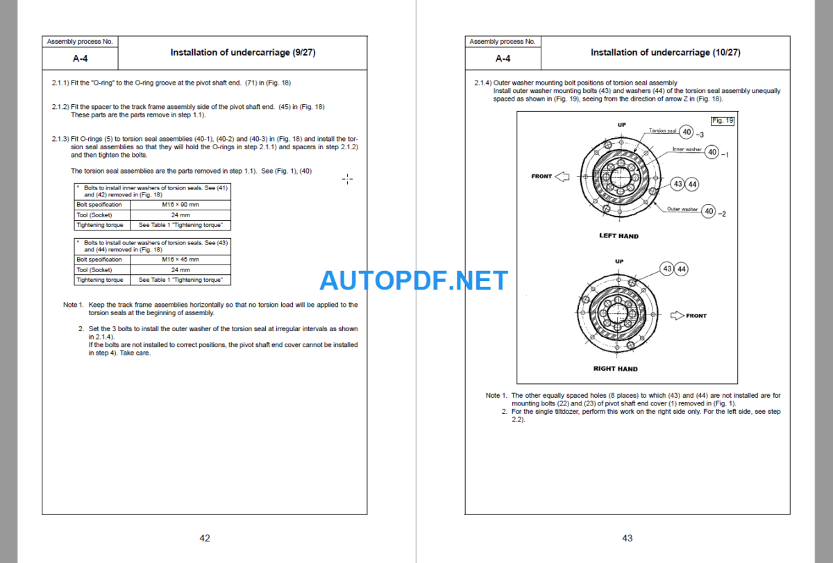 D375A-6 Field Assembly Instruction (60001 and up) (GEN00097-05)