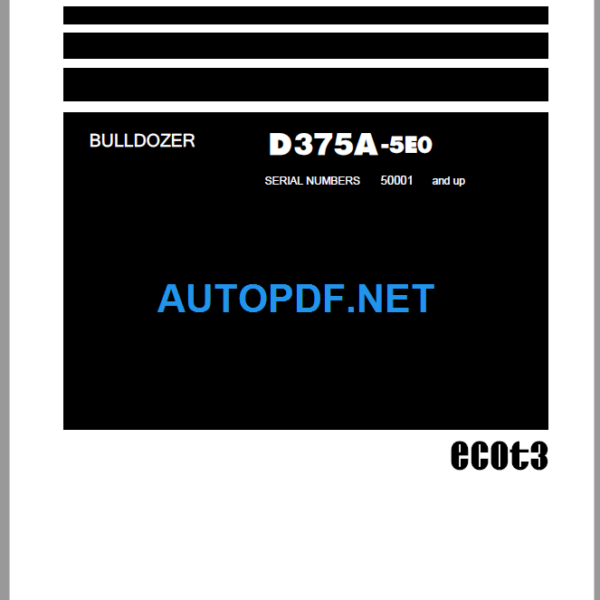 D375A-5E0 Field Assembly Instruction