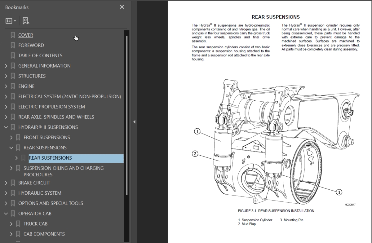 Komatsu 930E-3SE (A30366 & UP) Shop Manual