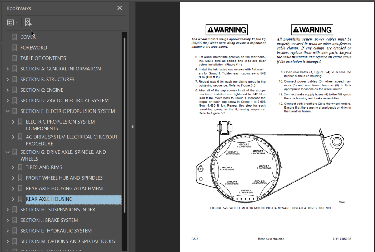 Komatsu 830E-1AC (A30141 - A30173) Shop Manual