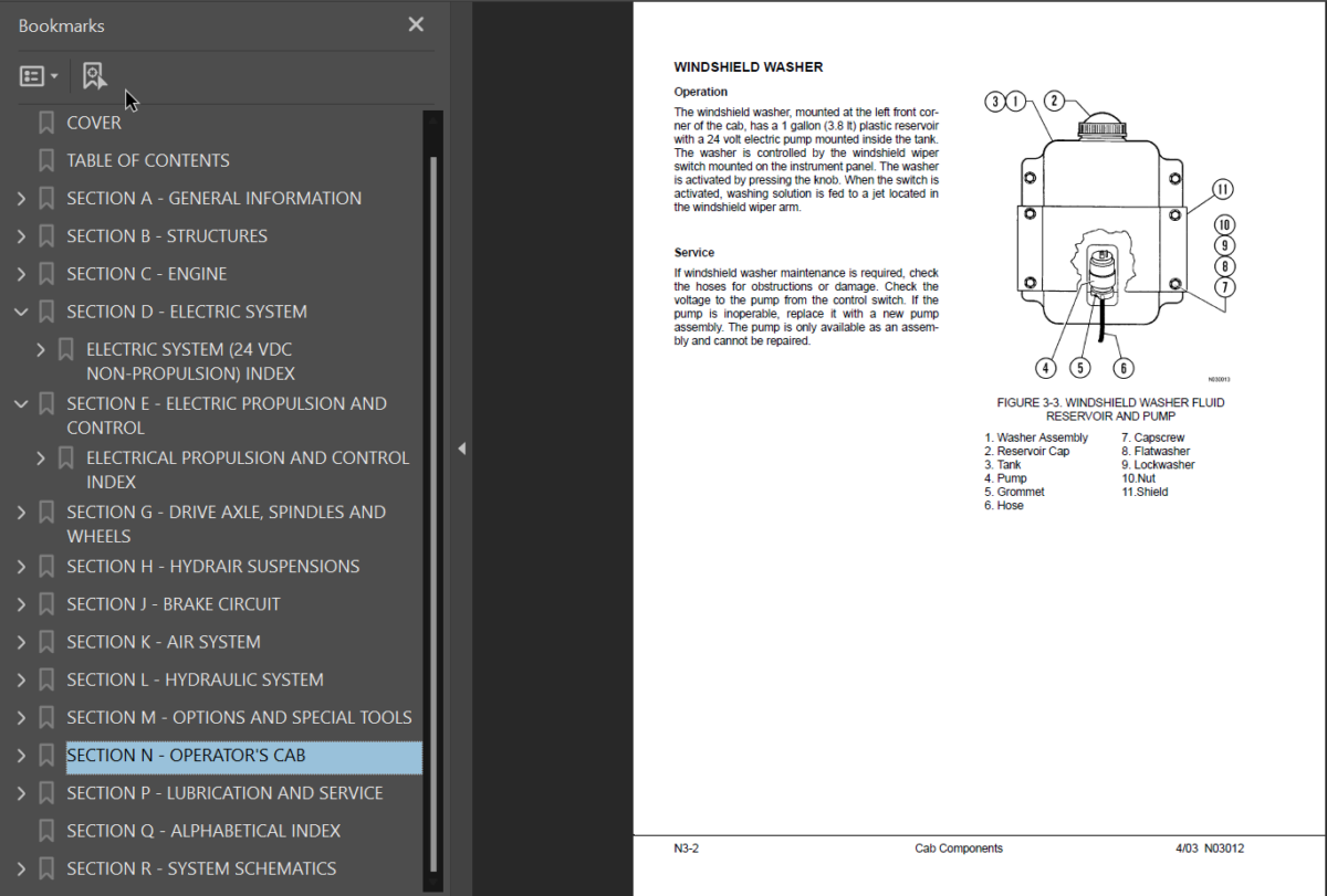 Komatsu 830E (AFE32-DJ - AFE32-DM AFE32-DS & UP) Shop Manual