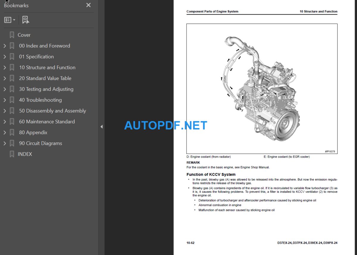 D37EX-24 D37PX-24 D39EX-24 D39PX-24 Shop Manual 