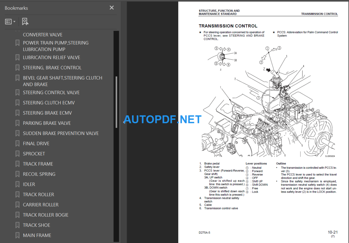 D275A-5 Shop Manual