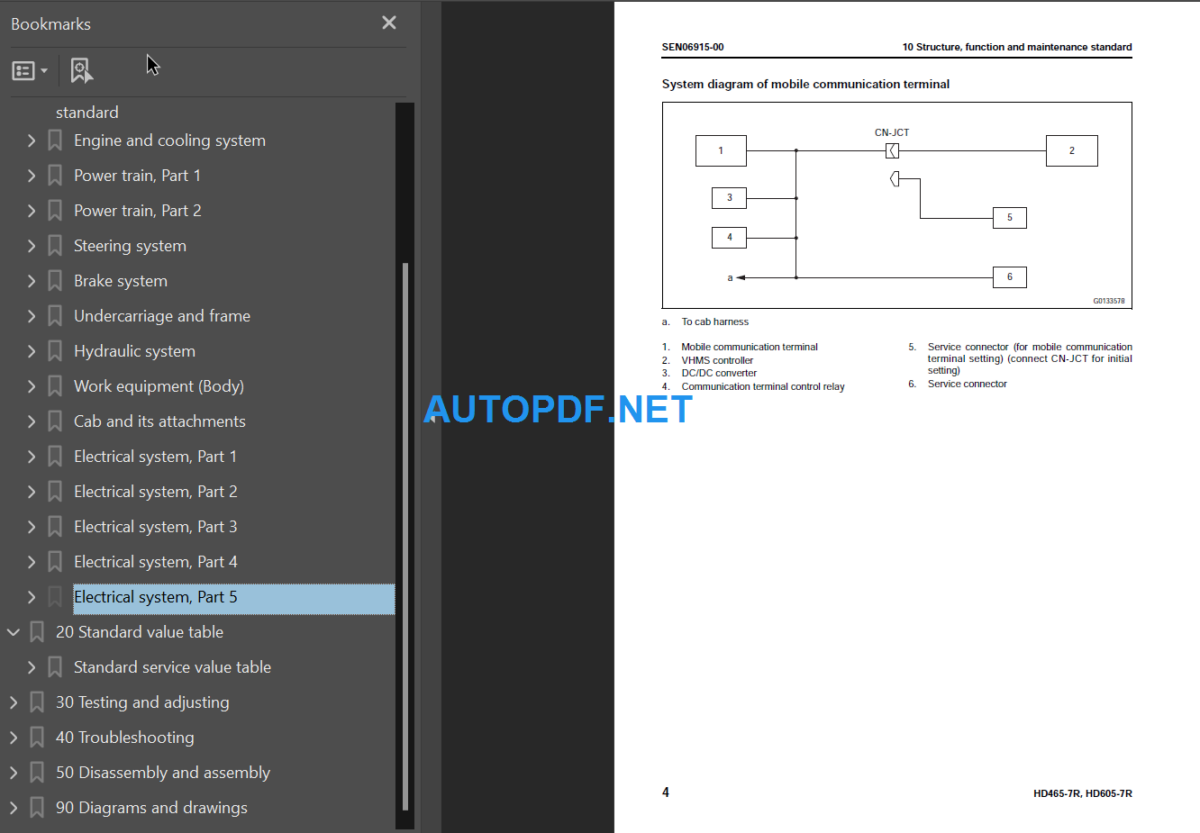 HD465-7R HD605-7R Shop Manual