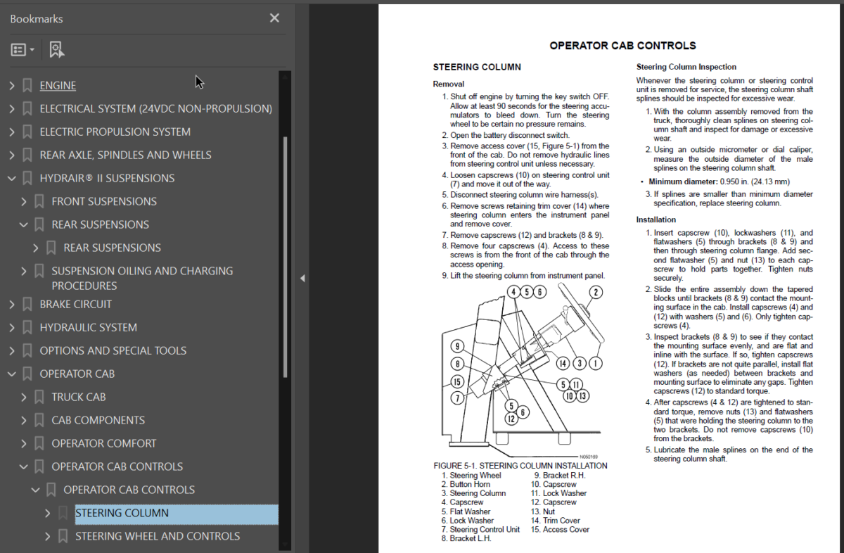 Komatsu 930E-3SE (A30366 & UP) Shop Manual