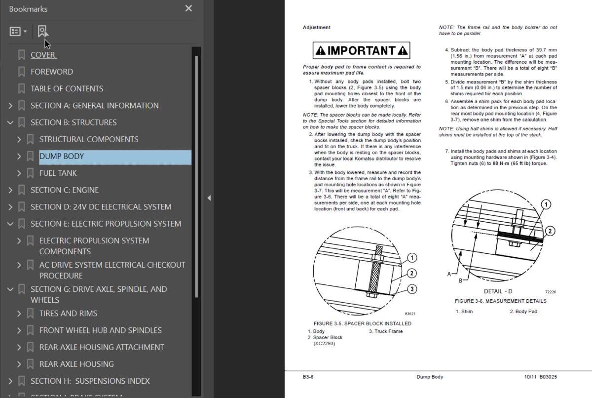 Komatsu 830E-1AC (A30141 - A30173) Shop Manual