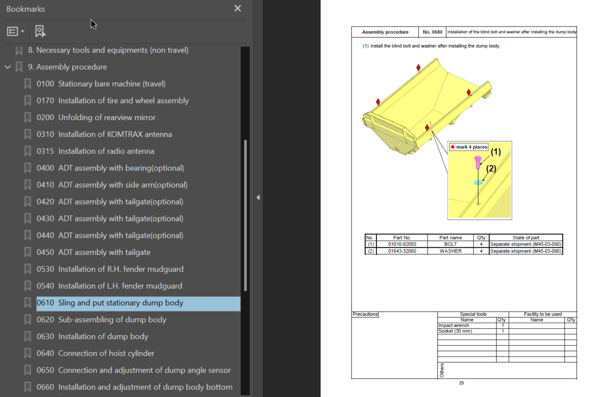 HM400-5 (10001 and up) Shop Manual