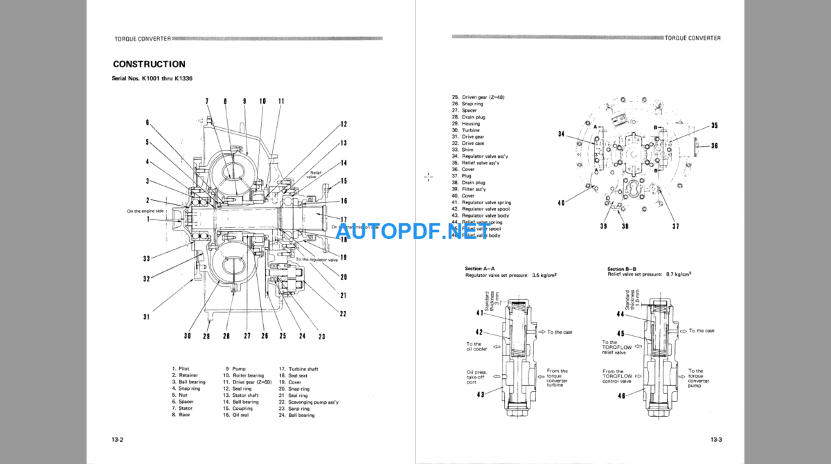 Komatsu Dozer D366A-I Shop Manual