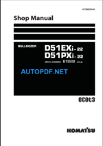 D51EXi PXi-22 Shop Manual