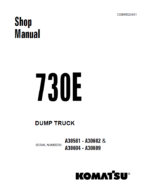 Komatsu 730E (A30581 - A30602 & A30604 - A30609) Shop Manual