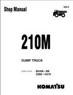 Komatsu 210M (BFA40DA thru EP 24501 thru 24647) Shop Manual