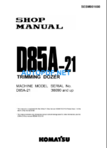 D85A-21 Shop Manual (36090 and up)