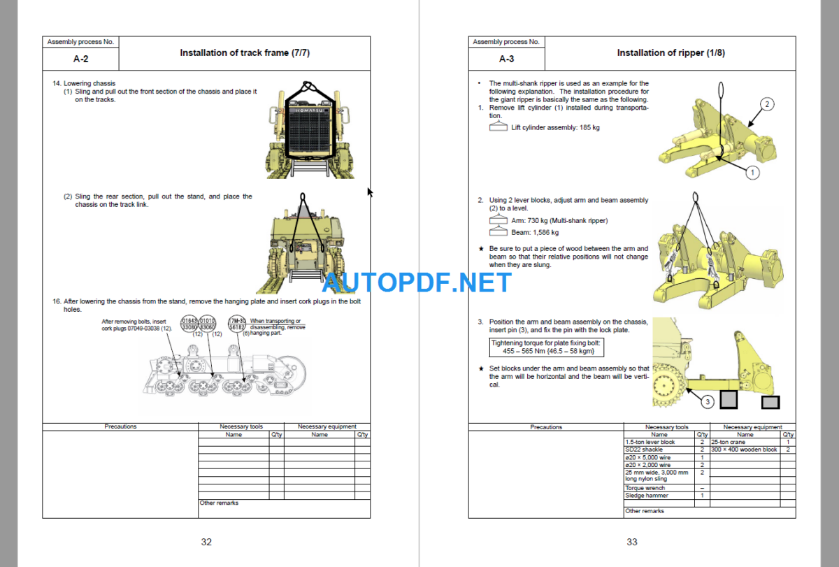 D275A-5R Field Assembly Instruction