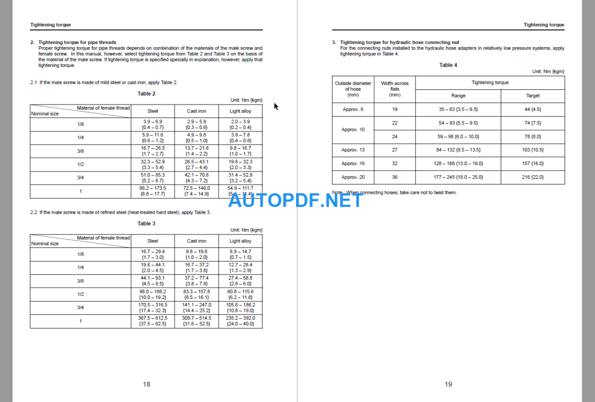 D275AX-5E0 Field Assembly Instruction