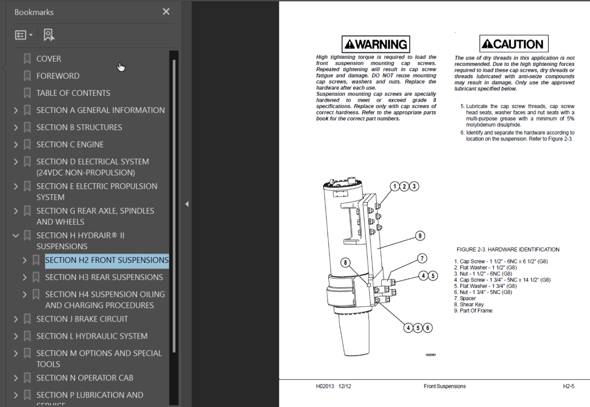 Komatsu 930E-4SE (A31035 - A31163) Shop Manual