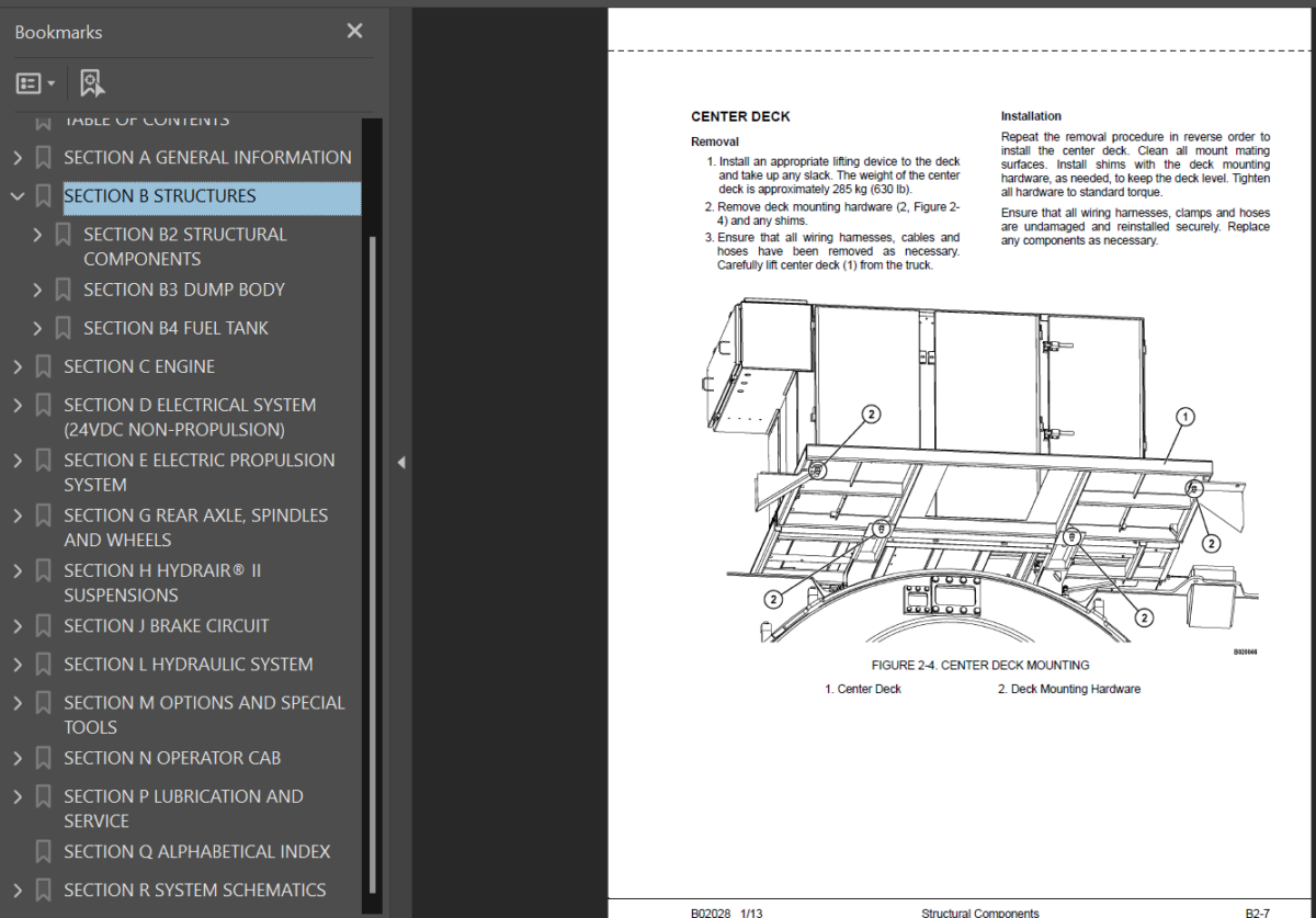 Komatsu 930E-4 (A30990 - A31054) Shop Manual