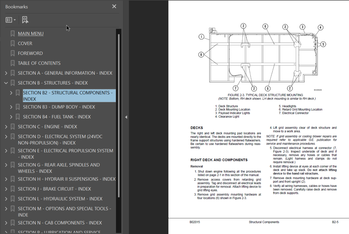 Komatsu 930E-2 Shop Manual