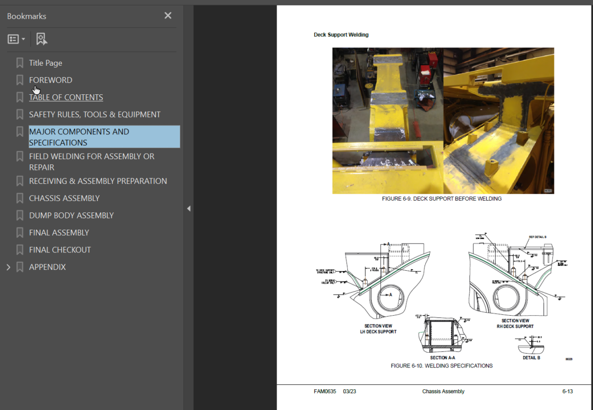 Komatsu 980E-4 Field Assembly Manual (A40003 - A40051)