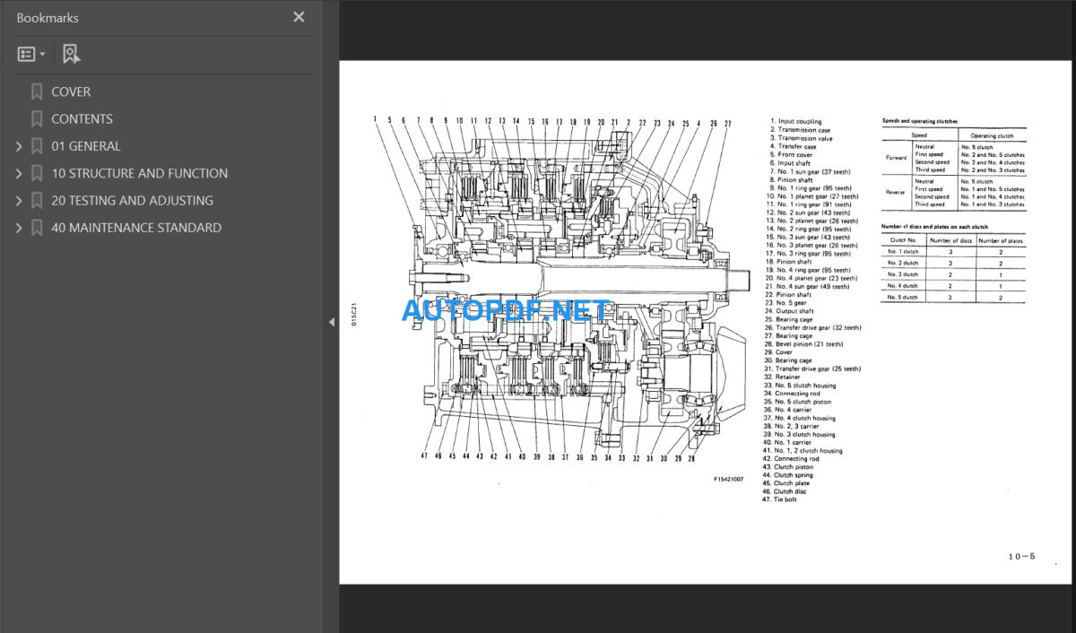 D85A-21 Shop Manual (36090 and up)