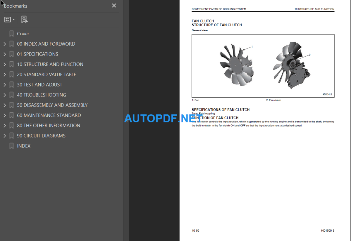 HD1500-8 Shop Manual