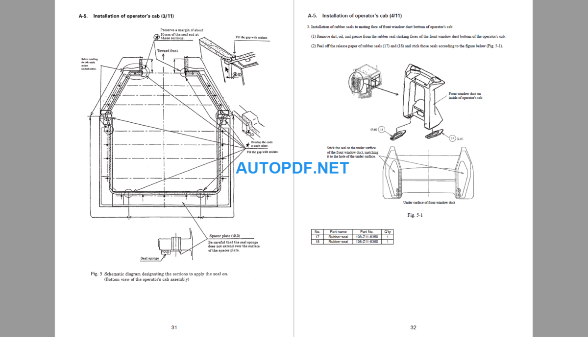 D275A-5 D275AX-5 Field Assembly Instruction (25001 and up)