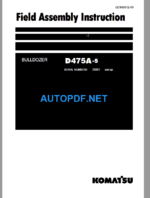 D475A-5 Field Assembly Instruction