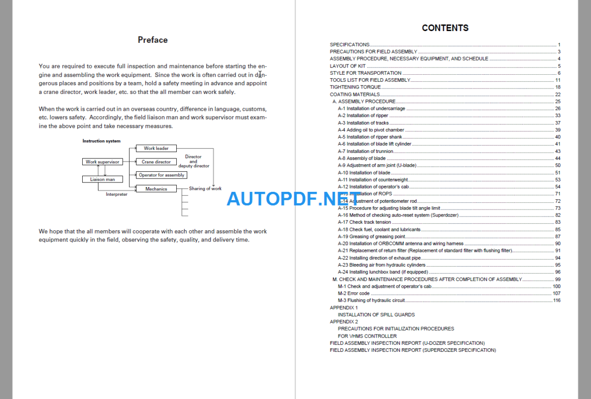 D475A-5 Field Assembly Instruction