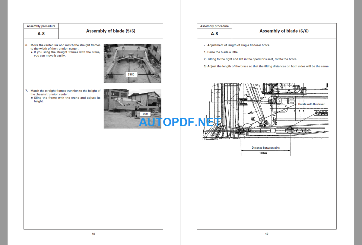 D475A-5 Field Assembly Instruction