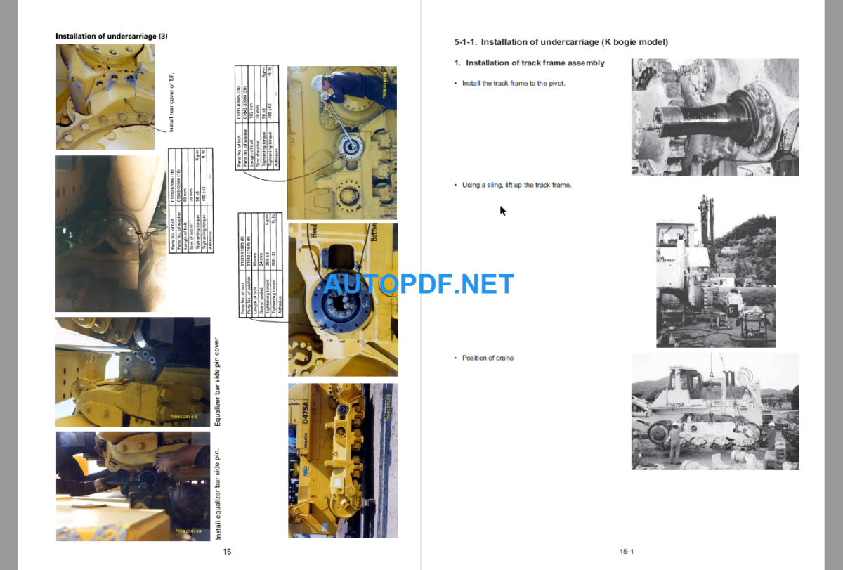 D475A-3 Field Assembly Instruction