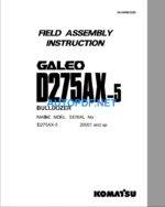 D275AX-5 Field Assembly Instruction