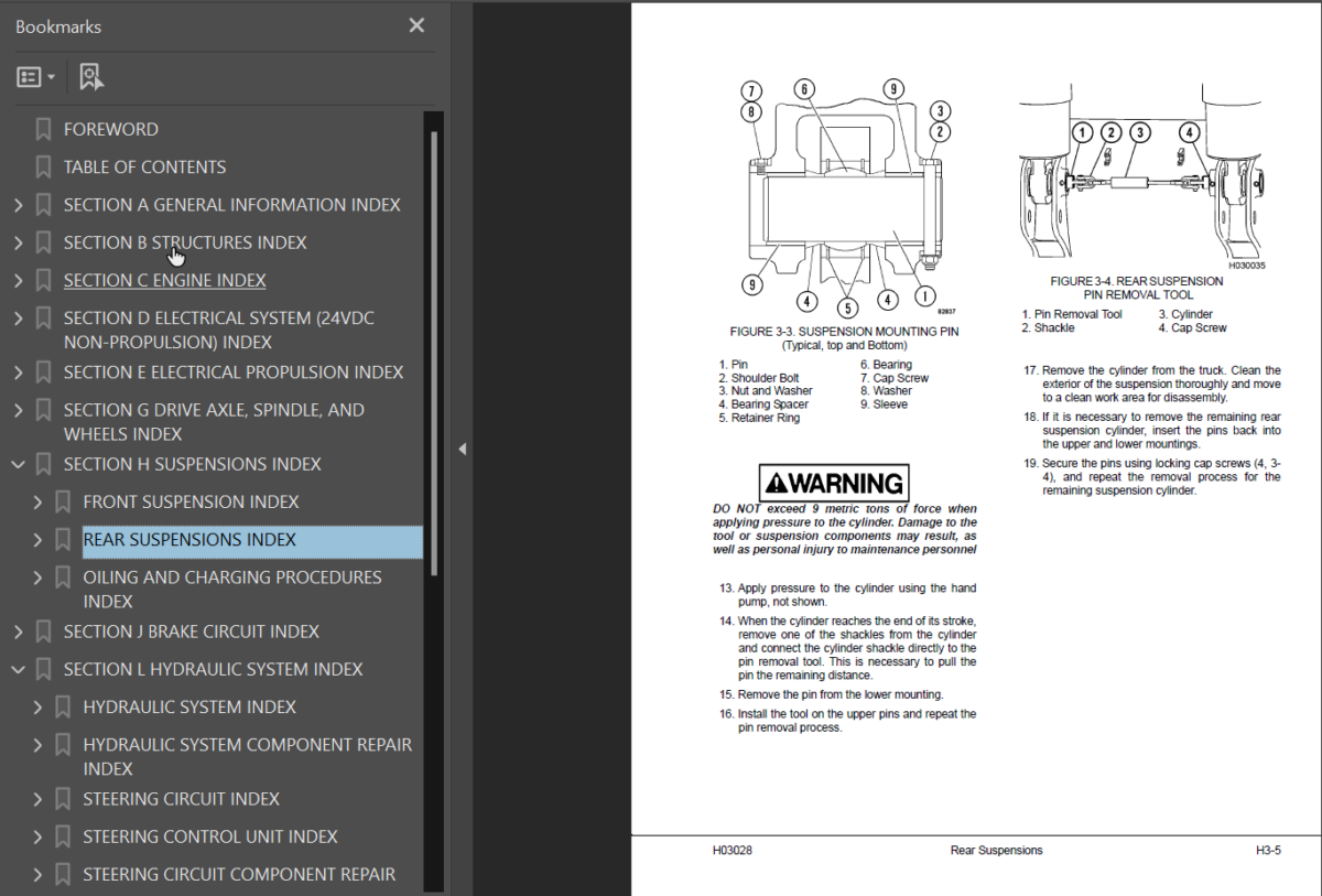 Komatsu 730E (A30581 - A30602 & A30604 - A30609) Shop Manual