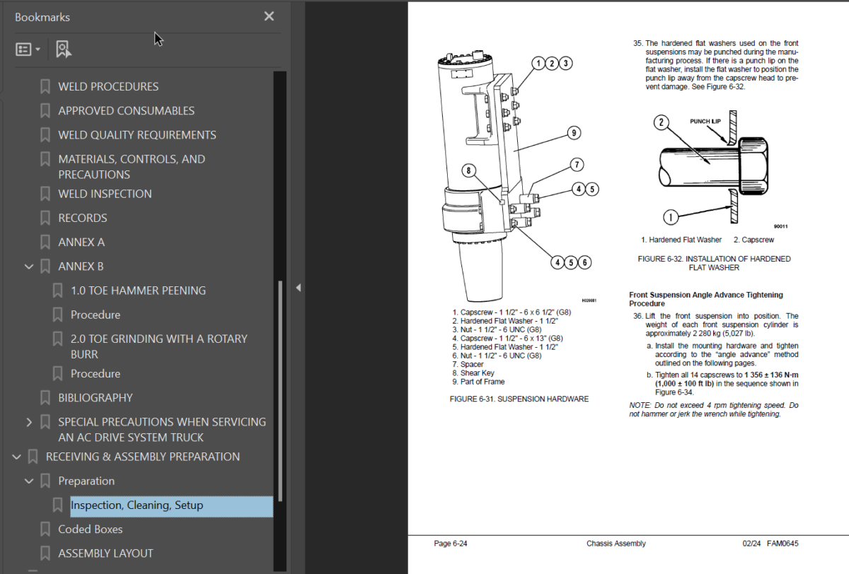 Komatsu 830E-5 Field Assembly Manual (A50005 - A50099)