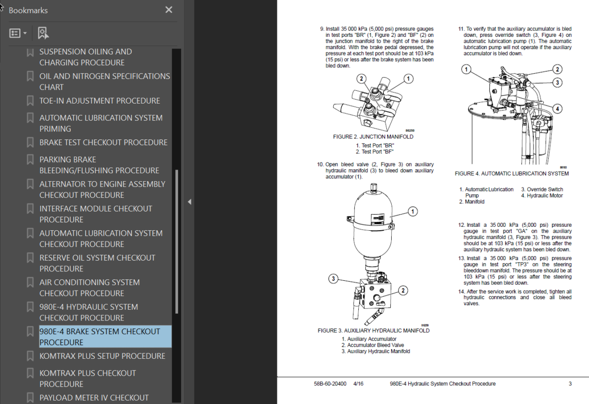 Komatsu 980E-4 Field Assembly Manual (A40003 - A40051)