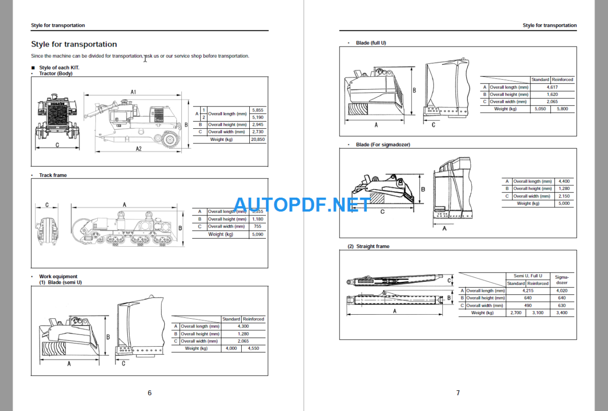 Komatsu Dozer D275AX-5E0 Shop Manual