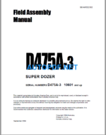 D475A-3 Field Assembly Manual