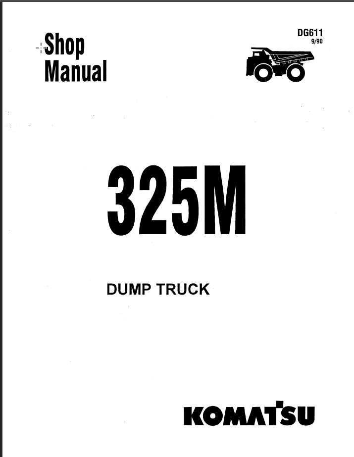 Komatsu 325M Shop Manual