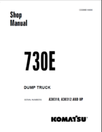 Komatsu 730E (A30310 A30312 AND UP) Shop Manual