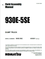 Komatsu 930E-5SE Field Assembly Manual