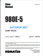 980E-5 Shop Manual