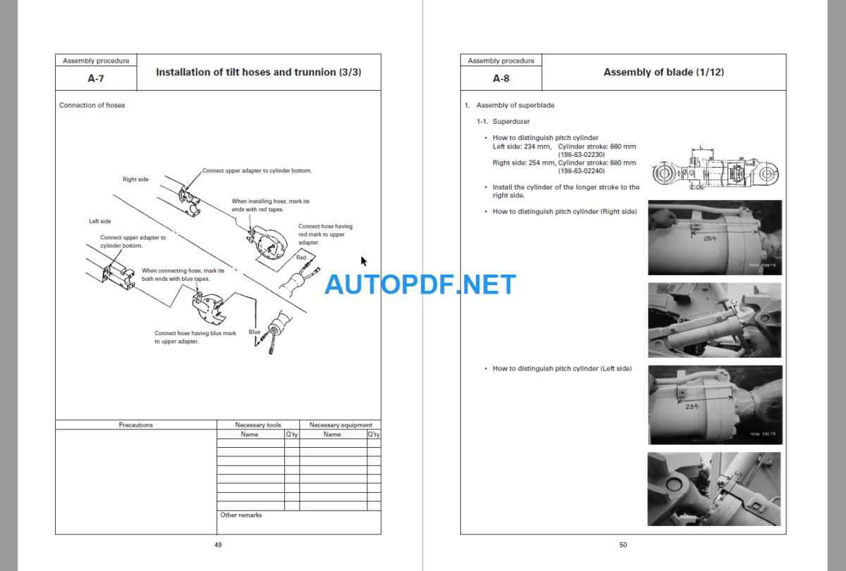 D475A-3 Field Assembly Manual