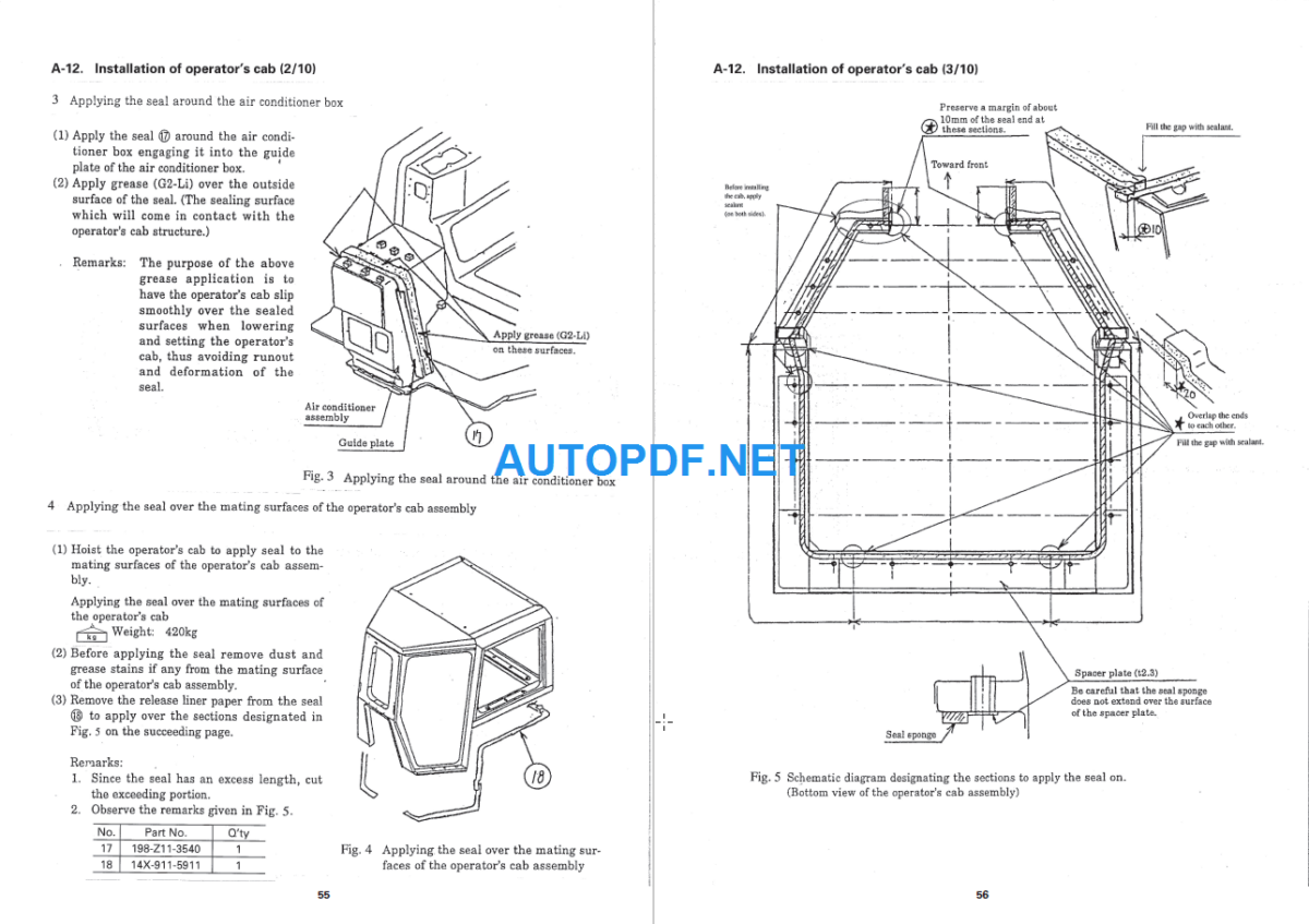 D375A-5 Galeo Field Assembly Manual (18001 and up)