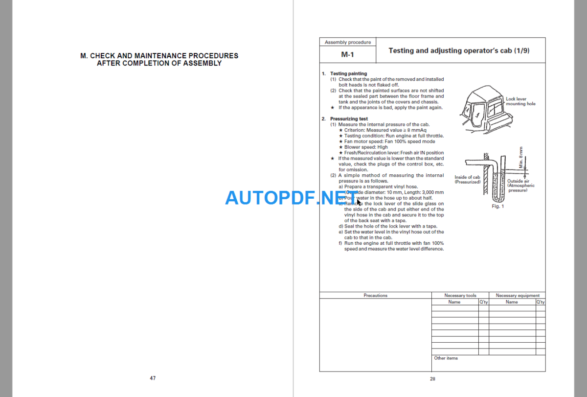 D85MS-15 Field Assembly Instruction